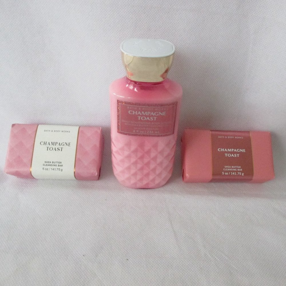 NWT - Bath & Body Works 3 piece bundle - Champagne Toast